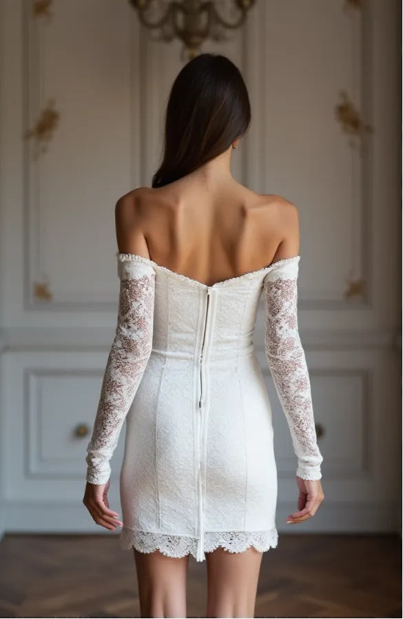 Short Wedding Dress with Stylish A-Line Silhouette for Brides