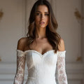 Short Wedding Dress with Stylish A-Line Silhouette for Brides