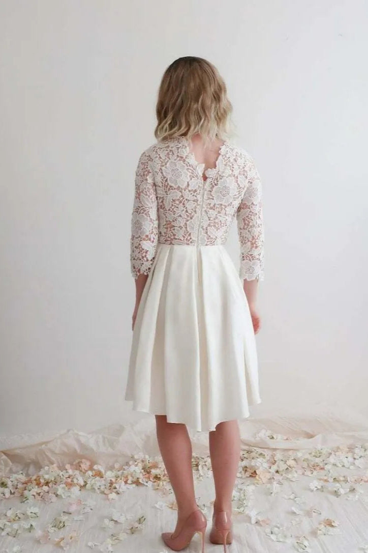 Silk and Lace Wedding Dress Satin Modern Princess Bridal Mermaid Vestido De Novia Gown Bow Satin Court Train