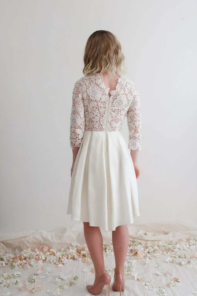 Silk and Lace Wedding Dress Satin Modern Princess Bridal Mermaid Vestido De Novia Gown Bow Satin Court Train