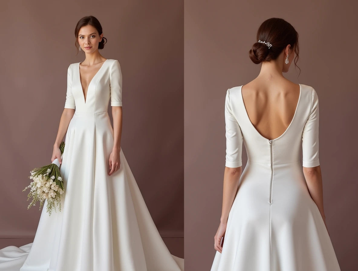 Elegant White Princess Wedding Dress for Brides Who Want a Regal Aesthetic