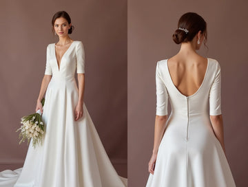 Elegant White Princess Wedding Dress for Brides Who Want a Regal Aesthetic