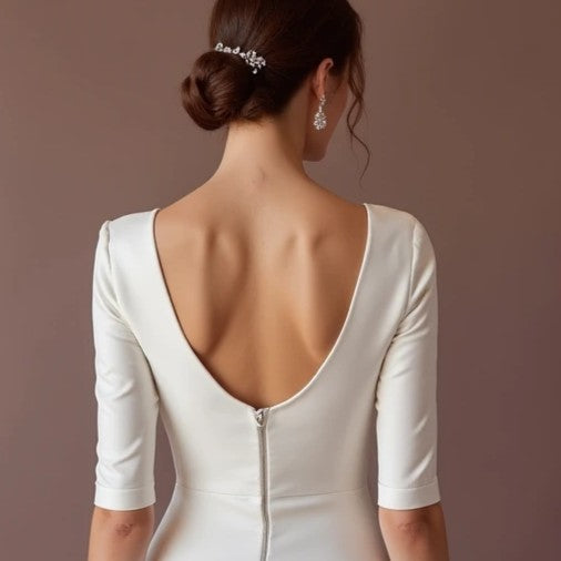 Elegant White Princess Wedding Dress for Brides Who Want a Regal Aesthetic