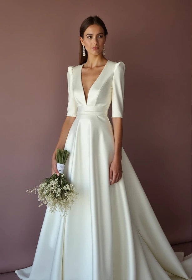 Stunning White Princess Ball Gown Wedding Dress for an Unforgettable Look