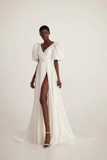 Elegant Wedding Gown with a Flattering Silhouette, Luxurious Details, and Timeless Charm for a Show-Stopping Bridal Look - Camilla's