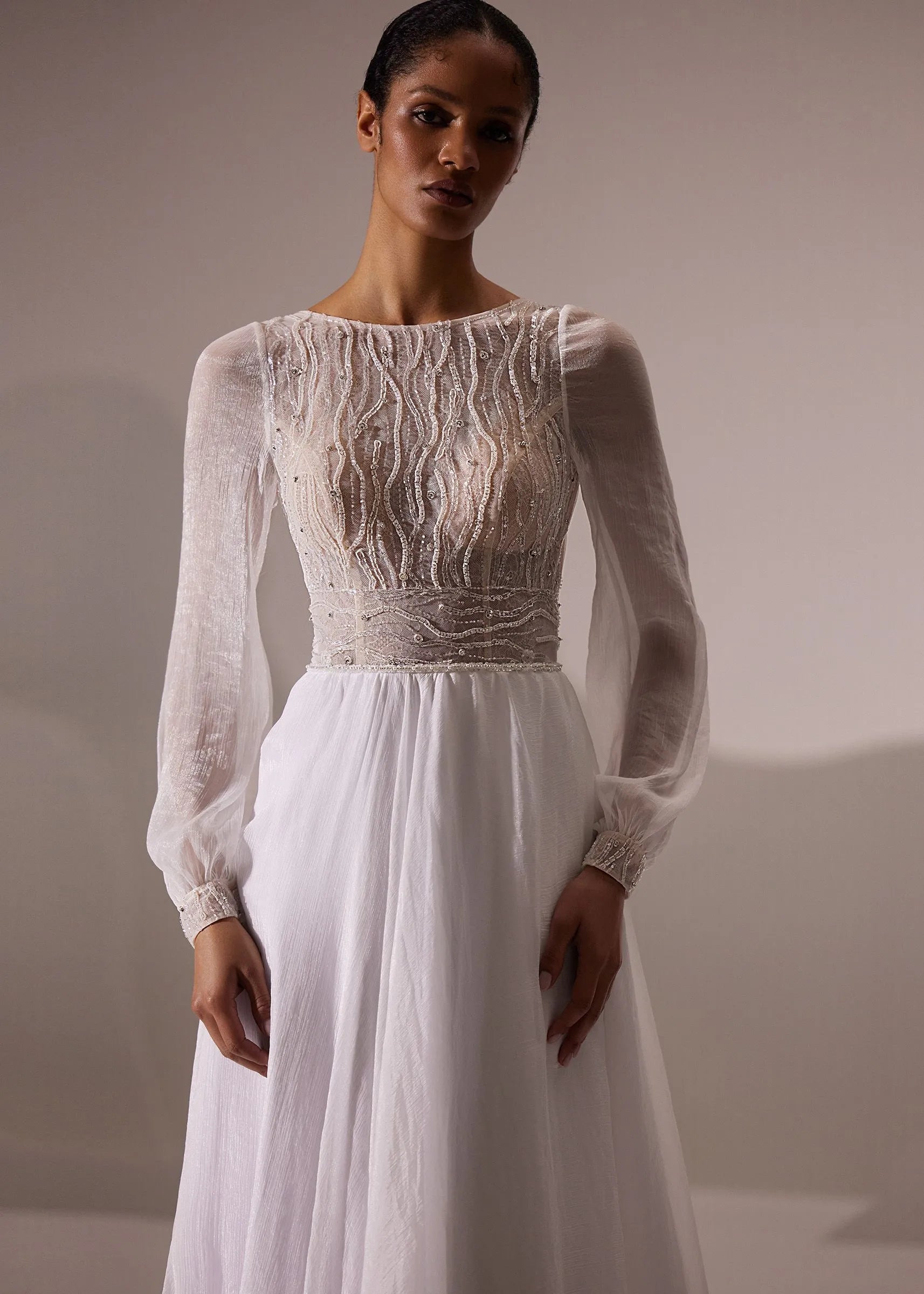 Chiffon Summer Beach Bridal Gown for Bride Robe De Mariee