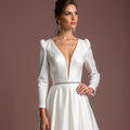Timeless White Princess Wedding Gown for Brides Who Want a Sophisticated Look