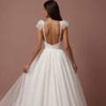 Glamorous White Princess Ball Gown Wedding Dress for a Statement Bridal Look