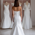 Stunning White A-Line Bridal Gown with Off-Shoulder Sleeves for a Fairytale Look