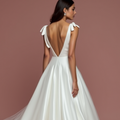 Luxurious White Princess Ball Gown Wedding Dress with a Royal Touch