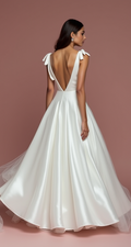 Luxurious White Princess Ball Gown Wedding Dress with a Royal Touch