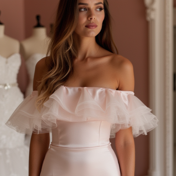 Modern Pink Evening Dress & Prom Dress with One-Sleeve Design for a Unique Look