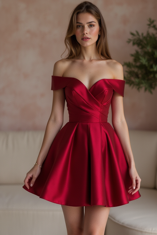 Show-Stopping Red Evening Dress & Prom Dress with Ombre Tulle and Sparkles