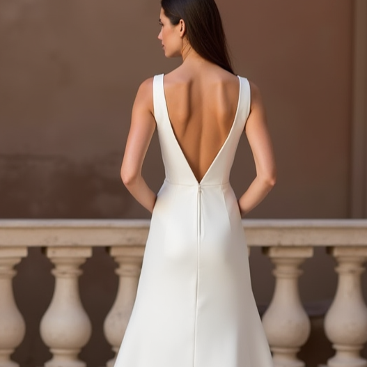 Timeless White Princess Wedding Dress with Satin Skirt and Beaded Corset Bodice