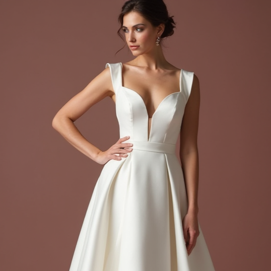 Classic White Princess Wedding Dress with Floral Lace and Elegant Beading