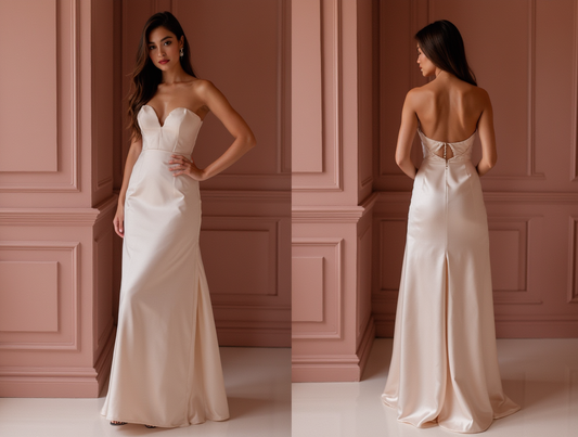 Luxurious White A-Line Bridal Gown with Crystal Beading and Embellished Waistline