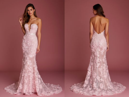 Glamorous Evening Dress and Prom Dress with a Tulle Skirt for a Soft and Romantic Look