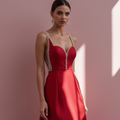 Timeless Evening Dress and Prom Dress with a Pleated Skirt for a Sophisticated Style