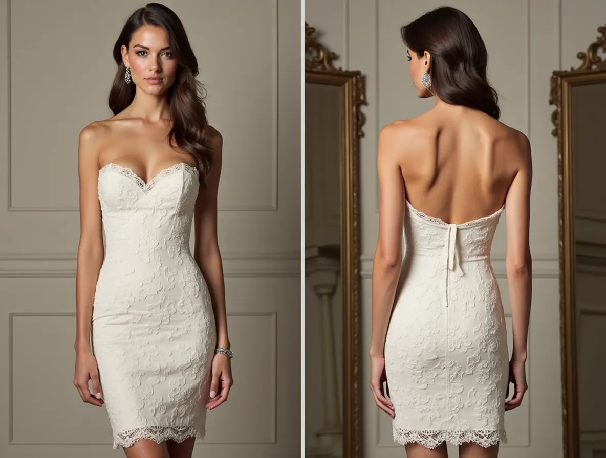 Short Wedding Dress for Intimate Weddings and Stylish Receptions