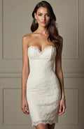 Short Wedding Dress for Intimate Weddings and Stylish Receptions
