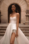 gnite the atmosphere with our mesmerizing A-line wedding dress, a true embodiment of glamour and allure