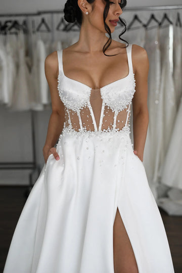 Top 5 Questions People Ask About Wedding Dresses With Corset - Camilla's