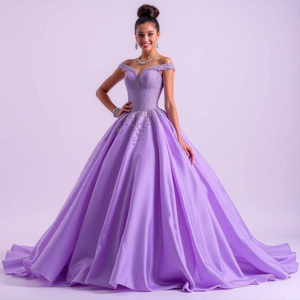 Pretty Princess Evening Dresses Prom Dresses Long Formal Birthday Party Dresses Ruffles Ruched Prom Gown Bow Prom