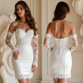 Mini Wedding Dress for Destination Weddings and Warm Climates