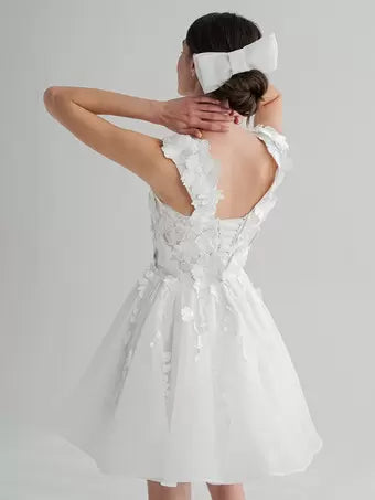 2 su 1 abito da sposa sirena moderna manica a maniche papi raso da sposa abito da sposa Princess Vestido de nolia