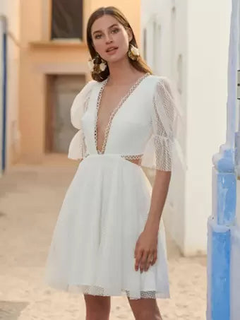 Vestido De Novia De sirena 2 en 1, Vestido De Novia moderno sin mangas con lazo De satén, Vestido De Novia De princesa 