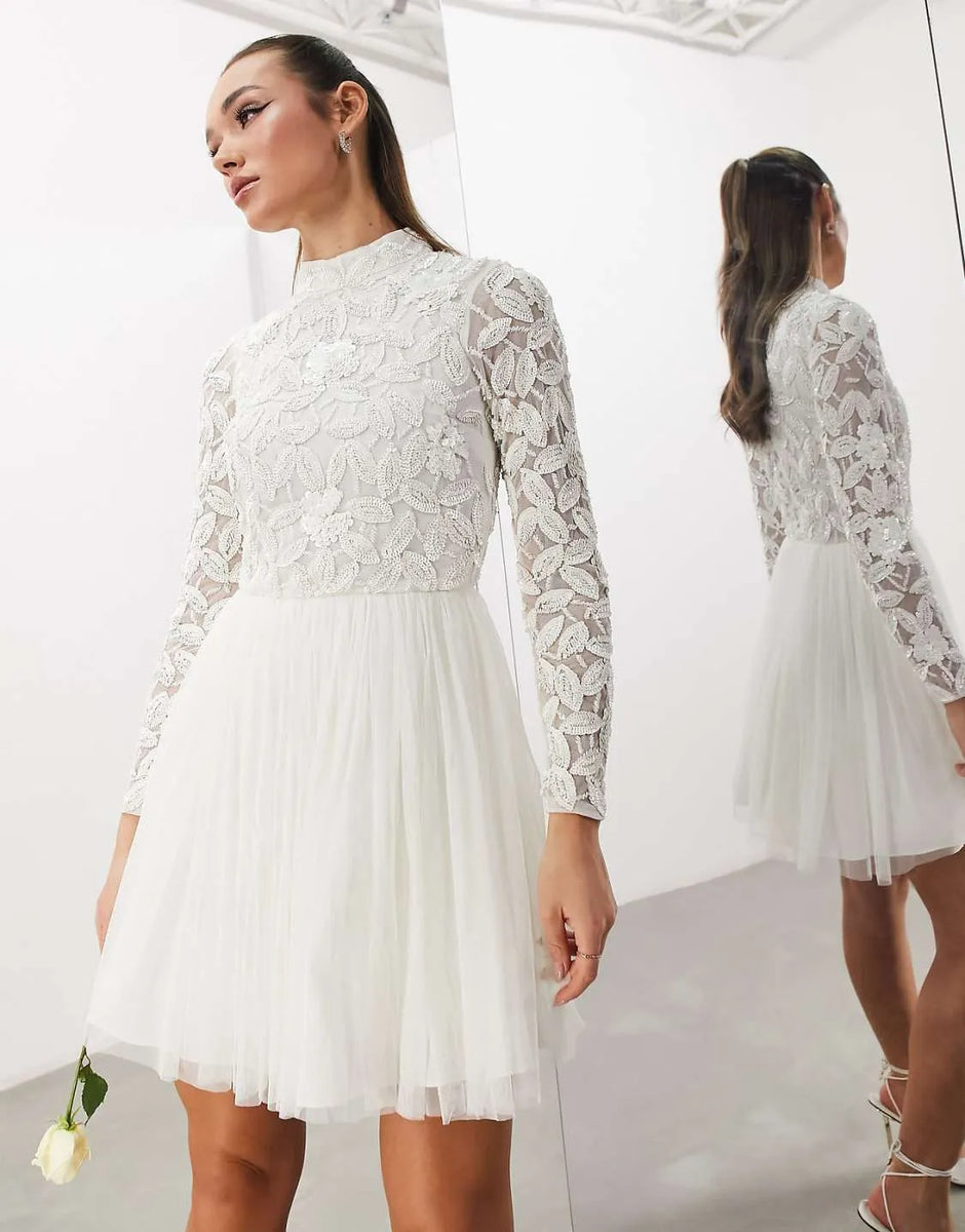 Beaded Sheer Wedding Cape Vestido De Novia Gown Satin Princess Bridal Mermaid Bow Satin Court Train Modern Wedding Dress