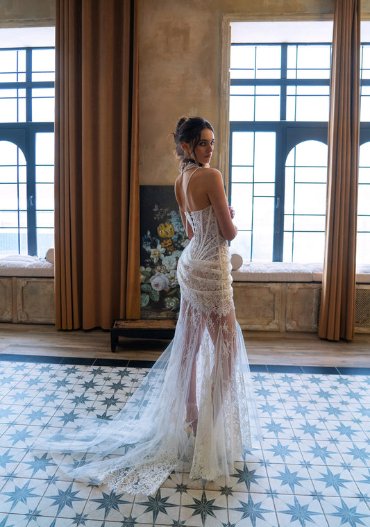 Vestido De Novia De sirena 2 en 1, Vestido De Novia moderno sin mangas con lazo De satén, Vestido De Novia De princesa 