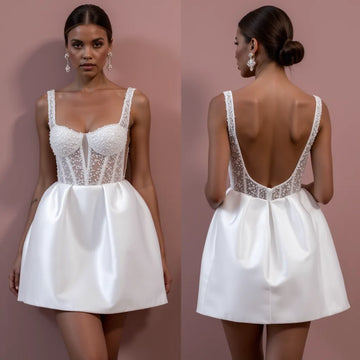 Mini Wedding Dress for Elopements, Civil Weddings, and More