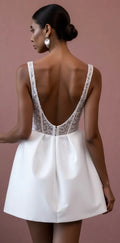 Mini Wedding Dress for a Fun and Flirty Bridal Reception Outfit