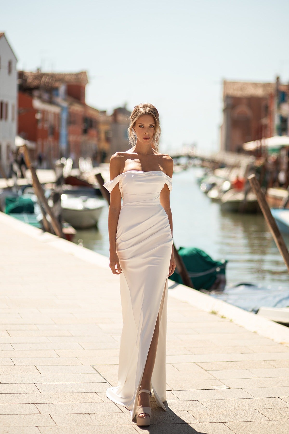 Vestido De Novia De sirena 2 en 1, Vestido De Novia moderno sin mangas con lazo De satén, Vestido De Novia De princesa 