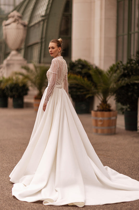 Vestido De Novia De sirena 2 en 1, Vestido De Novia moderno sin mangas con lazo De satén, Vestido De Novia De princesa 