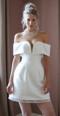 Mini Short Wedding Dress with a Stylish and Elegant Design