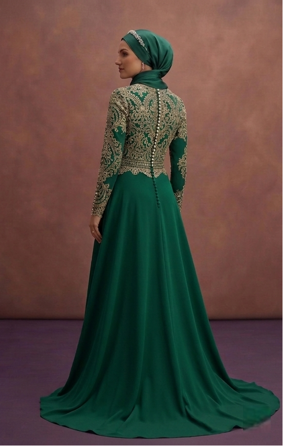 A-Line Muslim Prom Dresses – Flattering & Comfortable Fit