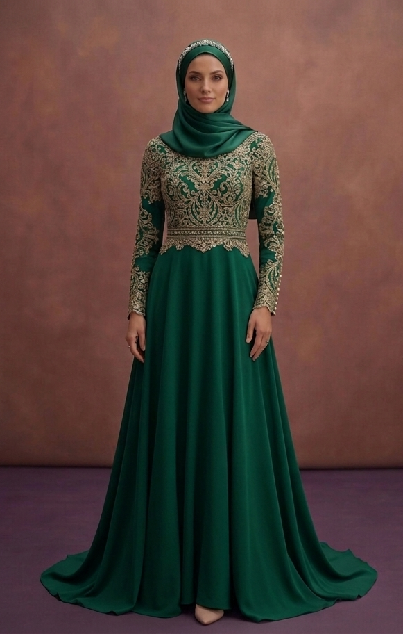 A-Line Muslim Prom Dresses – Flattering & Comfortable Fit