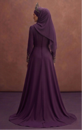 A-Line Muslim Prom Dresses with Full Coverage Elegance