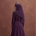 A-Line Muslim Prom Dresses with Full Coverage Elegance