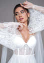 Robe Deux Pièces Femme En Dentelle - Style élégant Et Confortable - Idéale Pour Mariage, Cérémonie, Soirée - 8