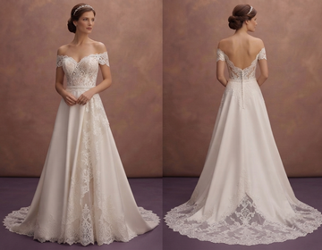 Alençon Lace Wedding Dresses with Classic Elegance