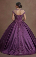 Amethyst Purple Quinceañera Dress Silk Blend 2026