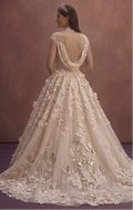 Appliqué Lace Wedding Dresses with Romantic Texture