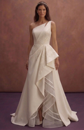 Asymmetrical Wedding Dresses with Contemporary Elegance