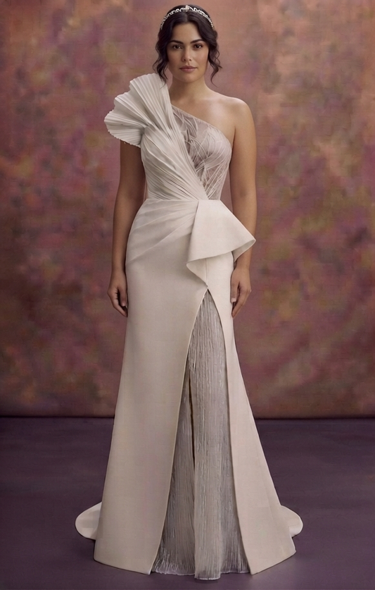 Asymmetrical Wedding Dresses with Fashion-Forward Details