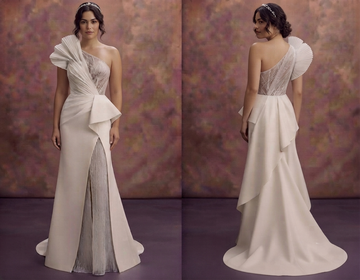 Asymmetrical Wedding Dresses with Fashion-Forward Details