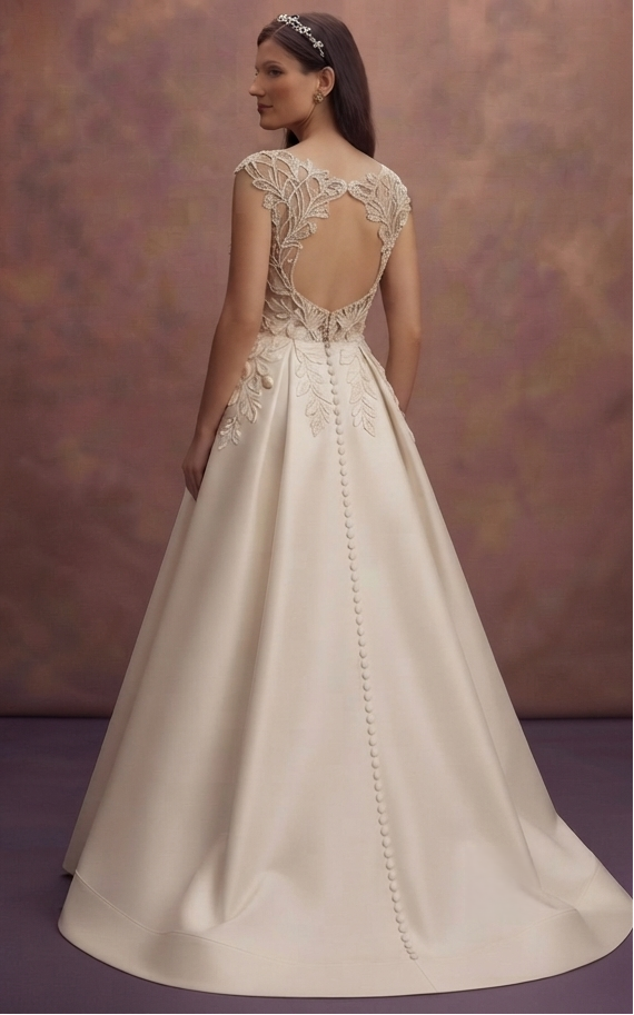Autumn Mikado Wedding Dresses with Rich Textures