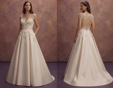 Autumn Mikado Wedding Dresses with Rich Textures